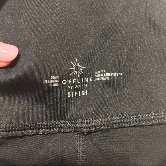 Black aerie offline leggings - Picture 2 of 2